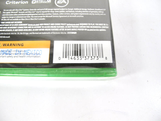 EA Burnout Paradise Remastered Xbox One Video Game Console Software Disc