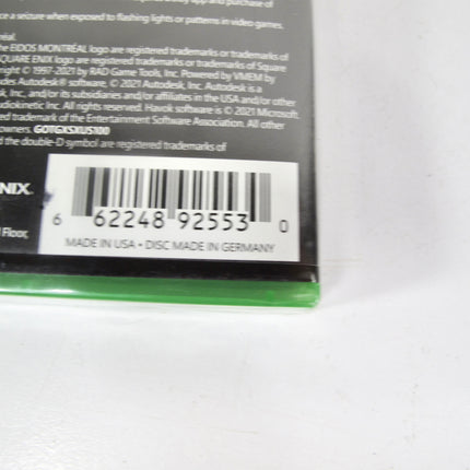 Marvel Guardians of the Galaxy Xbox Series X Video Game Disc