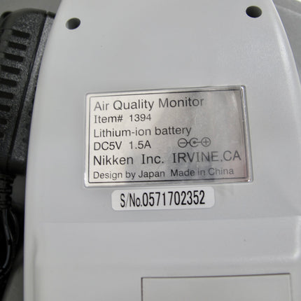 Nikken 1394 Air Wellness AQM Air Quality Monitor with Case