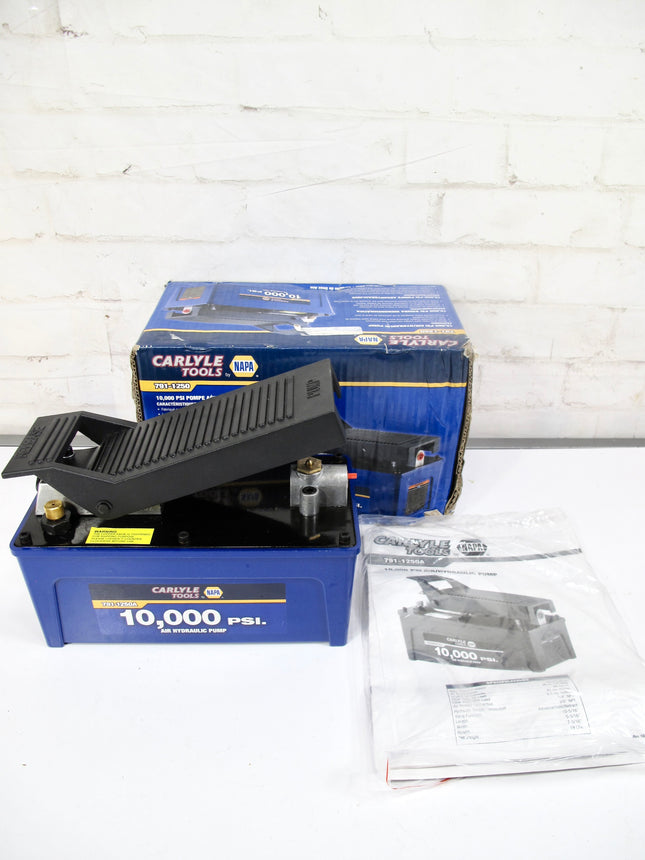 Carlyle Tools NAPA 791-1250 Air Actuated Hydraulic 10,000 PSI  Treadle Pump