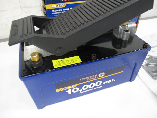 Carlyle Tools NAPA 791-1250 Air Actuated Hydraulic 10,000 PSI  Treadle Pump