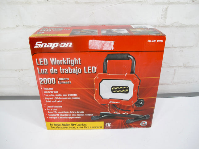 Snap On 922261 LED Worklight 2000 Lumens Corded Indoor & Outdoor Work Light