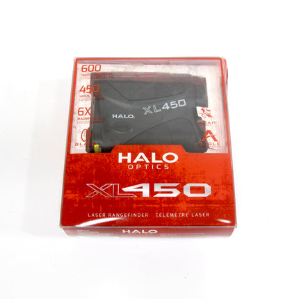 Halo XL450 Laser Hunting Rangefinder 6x 450 Yd Black