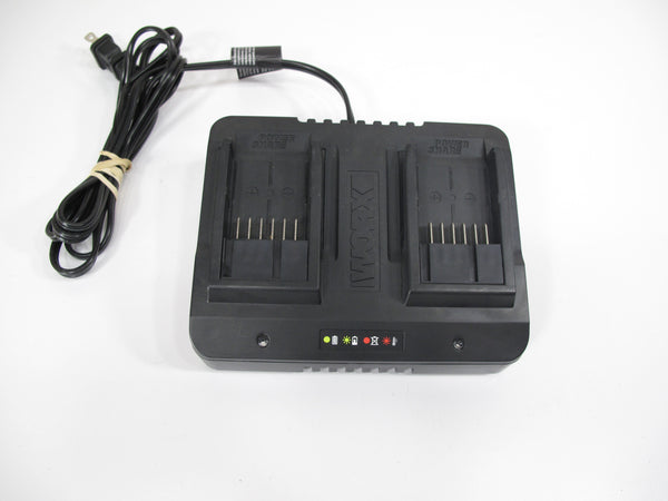 WORX WA3770 20V Powershare 18V Li-Ion Dual Port Battery Charger