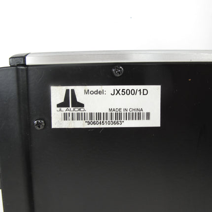JL Audio JX500/1D Mono Subwoofer 1 Channel Amplifier Amp 500 Watts Car Audio