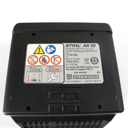 Stihl AK 10 36 Volt 2.0 AH Lithium-Ion Rechargeable Power Tool Battery