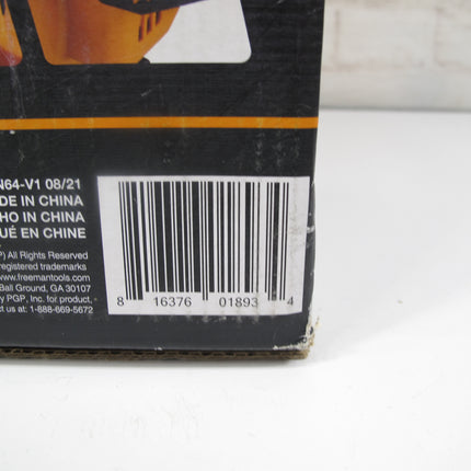 Freeman PE20VFN64 20V Cordless 16-Gauge 2-1/2" Straight Finish Nailer Nail Gun