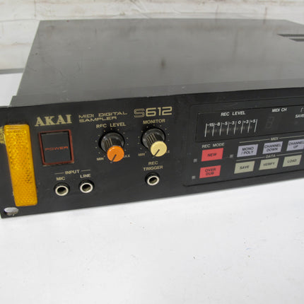 Akai S612 Vintage Rare 80's 12-bit MIDI Lo-Fi Rack Sampler