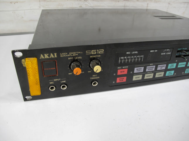Akai S612 Vintage Rare 80's 12-bit MIDI Lo-Fi Rack Sampler