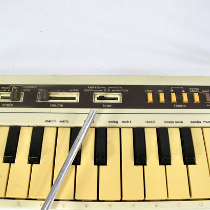 Casio CK-10 1980s Electronic Keyboard Synthesizer with Radio RARE Japan