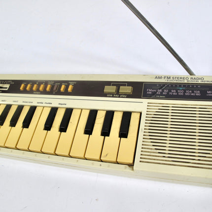 Casio CK-10 1980s Electronic Keyboard Synthesizer with Radio RARE Japan