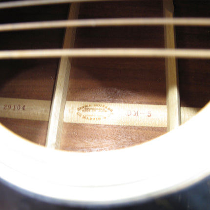 Martin Sigma DM-5 Dreadnought Acoustic Guitar Japan Football Stamp Lefty