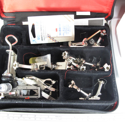 Bernina B380 221 Stitch Sewing & Quilting Machine w/ Binder Attachments & Accessories