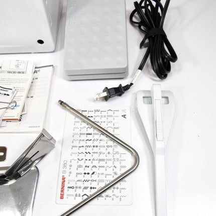 Bernina B380 221 Stitch Sewing & Quilting Machine w/ Binder Attachments & Accessories