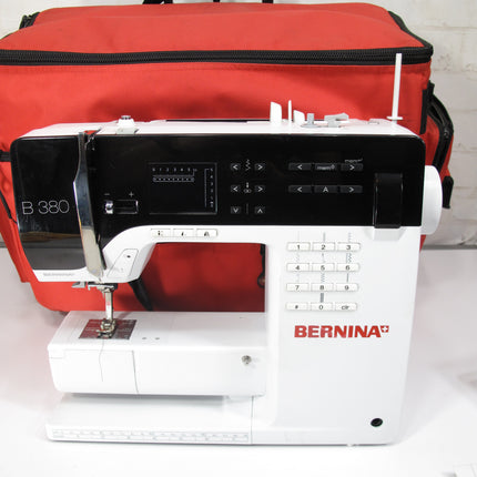 Bernina B380 221 Stitch Sewing & Quilting Machine w/ Binder Attachments & Accessories
