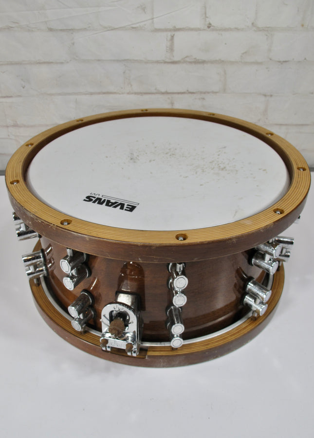 DW PDP Limited Edition Maple and Walnut Snare Drum