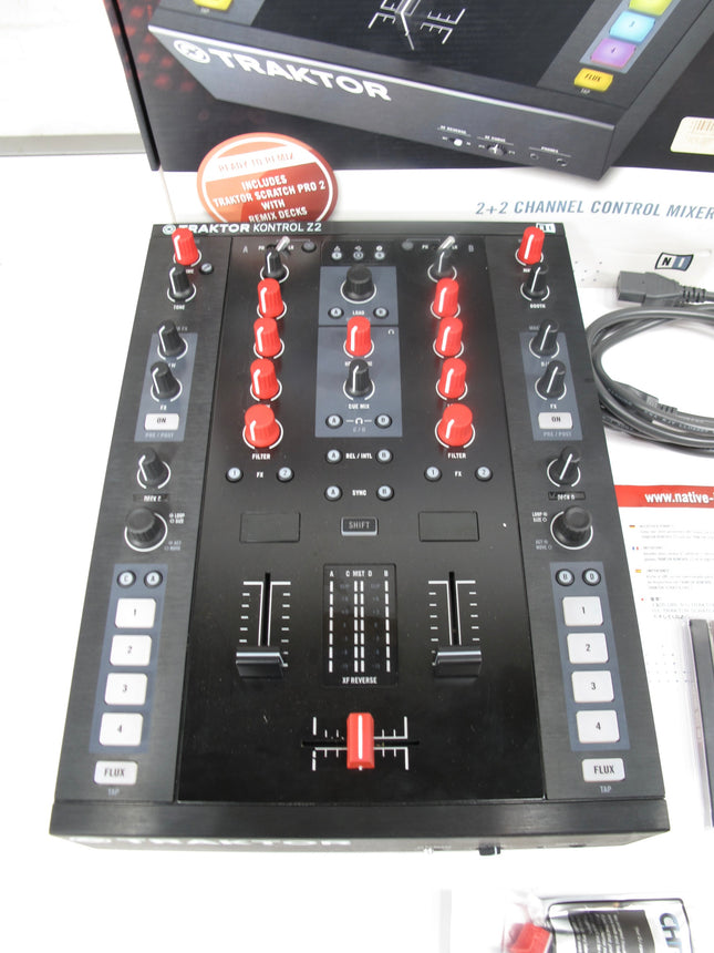 Native Instruments Traktor Kontrol Z2 4-Channel (2+2) Controller and Mixer