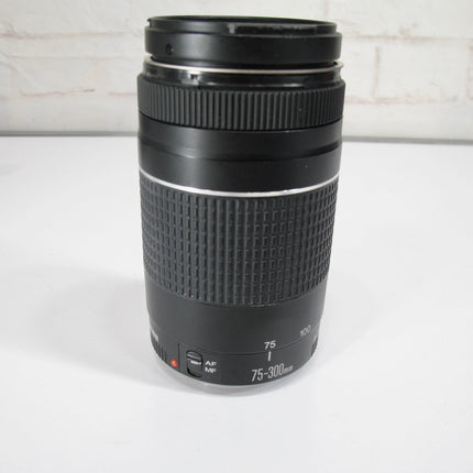 Canon 75-300mm Auto/Manual Focus EF f/4-5.6 Camera Lense