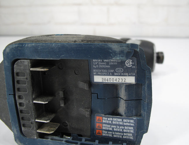 Bosch IDS181 18-volt 1/4-Inch Hex Compact Tough Impact Driver
