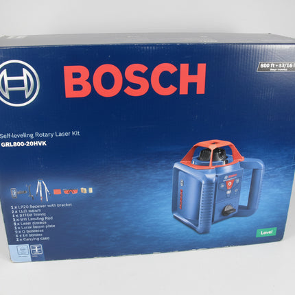 Bosch GRL800-20HVK 800 ft. Self Leveling Rotary Laser Level Kit