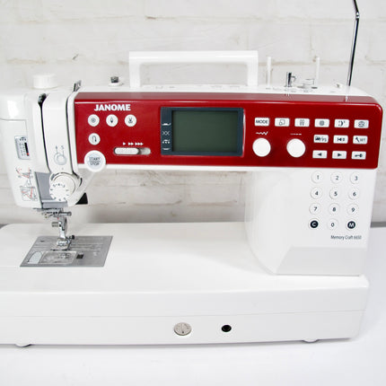 Janome Memory Craft 6650 MC6650 Sewing Quilting Machine with Pedal