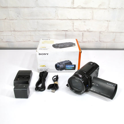 Sony Handycam FDR-AX43 UHD 4K WiFi 20x Optical Zoom Digital Camcorder
