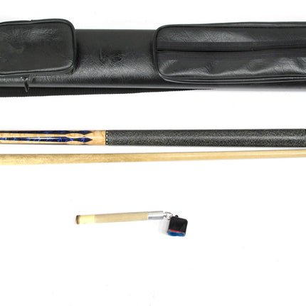 Lucasi Custom LZ2004NB Birdseye Blue Luster Pool Billiard Cue Stick w/ Case 20 oz