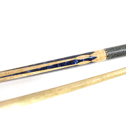 Lucasi Custom LZ2004NB Birdseye Blue Luster Pool Billiard Cue Stick w/ Case 20 oz