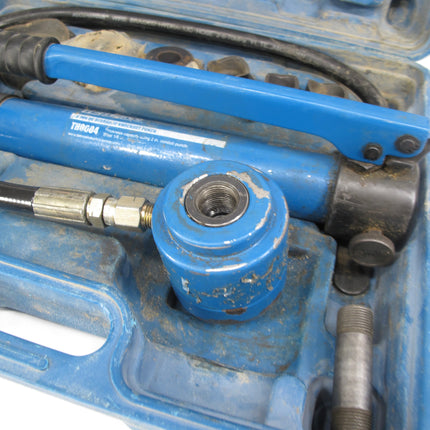 Temco Industrial TH0004 9 Ton Hydraulic Knockout Punch Set 1/2" to 2" Dies Kit