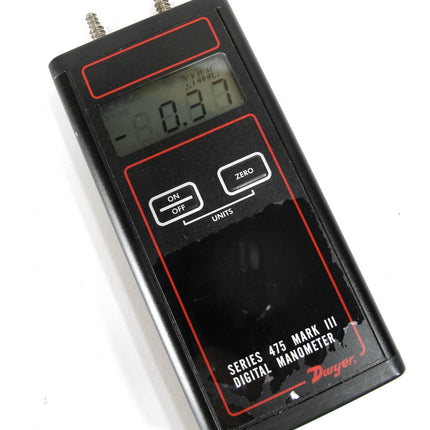 Dwyer 475-1-FM Mark III Handheld Digital Manometer, FM, 0-20" w.c. 10 PSI