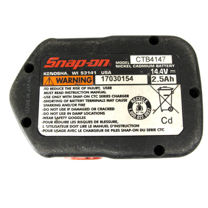 Snap On CTB4147 2.2 Amp 14.4V Ni-Cad Power Tool Battery