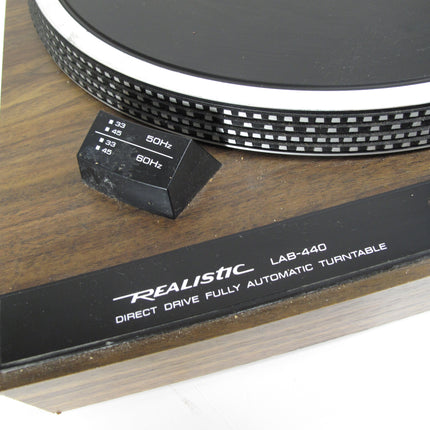 Realistic LAB-440 Direct Drive Fully Automatic Turntable Record Player