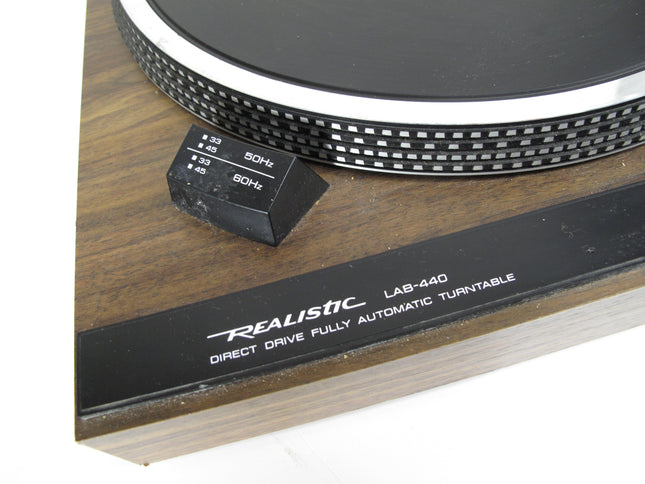 Realistic LAB-440 Direct Drive Fully Automatic Turntable Record Player