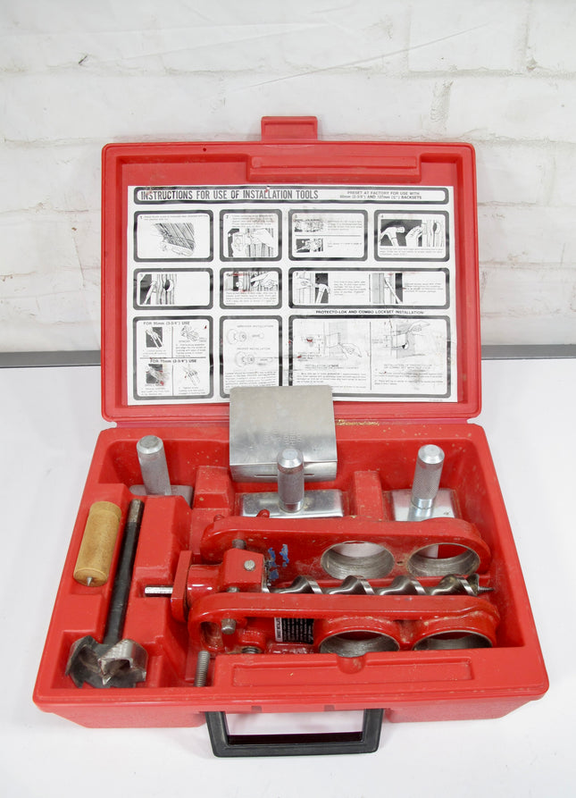 Kwikset 138 Lock Deadbolt Door Lock Hole Installation Kit Jig Set