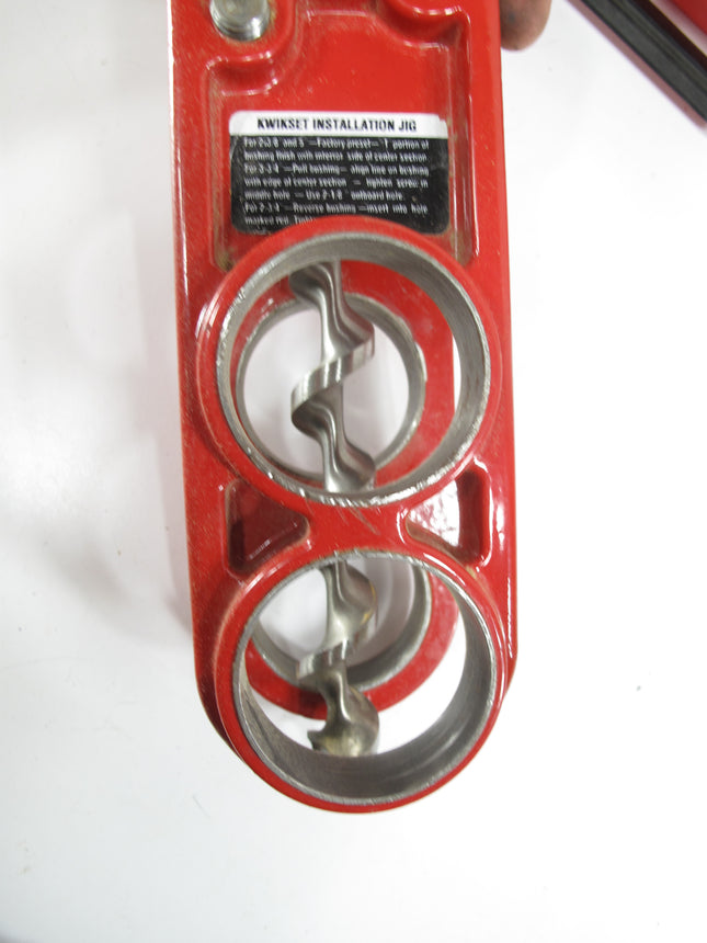 Kwikset 138 Lock Deadbolt Door Lock Hole Installation Kit Jig Set