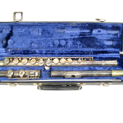 Gemeinhardt 2SP Silver Plate Offset G C Foot Closed Hole Flute