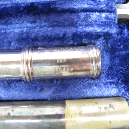 Gemeinhardt 2SP Silver Plate Offset G C Foot Closed Hole Flute
