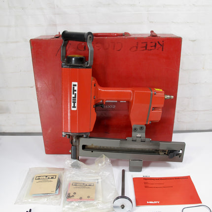 Hilti R4X12 Pneumatic Fastening Tool Air Nailer Steel Tagging W/ Heavy Duty Case