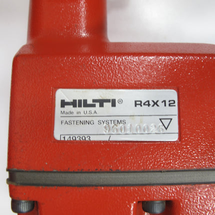 Hilti R4X12 Pneumatic Fastening Tool Air Nailer Steel Tagging W/ Heavy Duty Case
