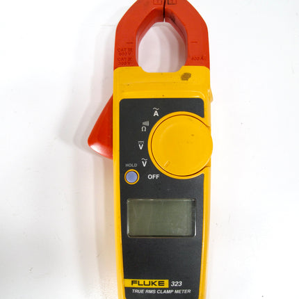 Fluke 323 TRMS Digital Handheld Clamp AC DC Voltage Multimeter w/ Leads