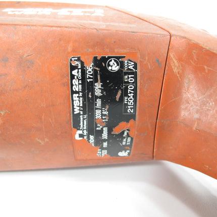 Hilti WSR 22-A 22 Volt Cordless Reciprocating Saw