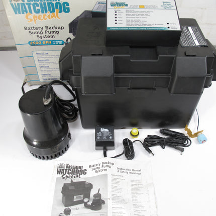 The Basement Watchdog Special Backup Emergency Basement Sump Pump