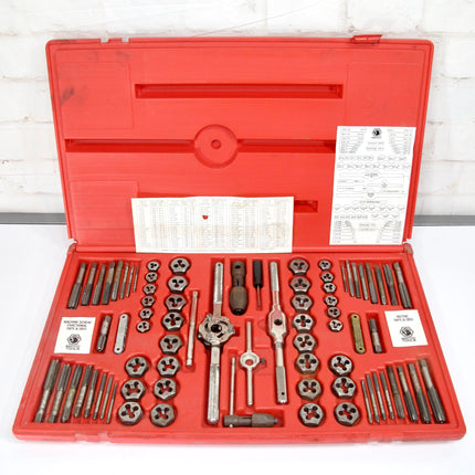 Matco 676TD 76 Piece Machine Screw Fractional/Metric Threading set Tap & Die