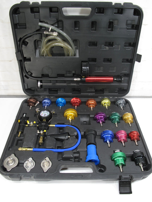 Cornwell Tools MCLC27A 27 Piece Cooling System Pressure Test Kit