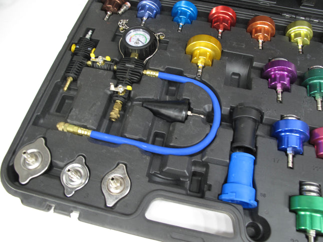 Cornwell Tools MCLC27A 27 Piece Cooling System Pressure Test Kit