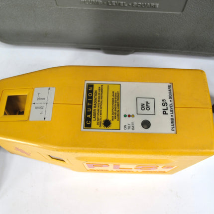 Pacific Laser Systems PLS 5 Red Laser Level with Case Made in USA