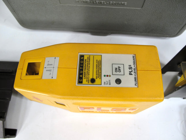 Pacific Laser Systems PLS 5 Red Laser Level with Case Made in USA