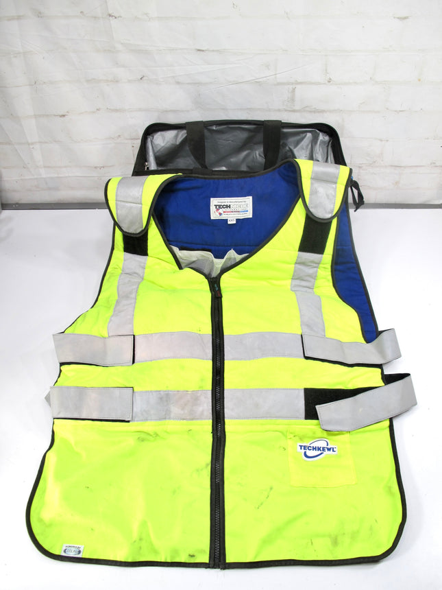 Techniche TechKewl ANSI Class II Compliant Hi-Viz Phase Change Cooling Vest XXL
