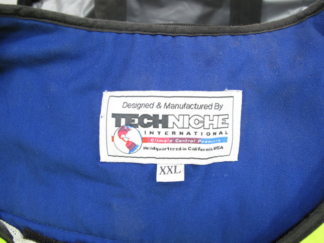 Techniche TechKewl ANSI Class II Compliant Hi-Viz Phase Change Cooling Vest XXL