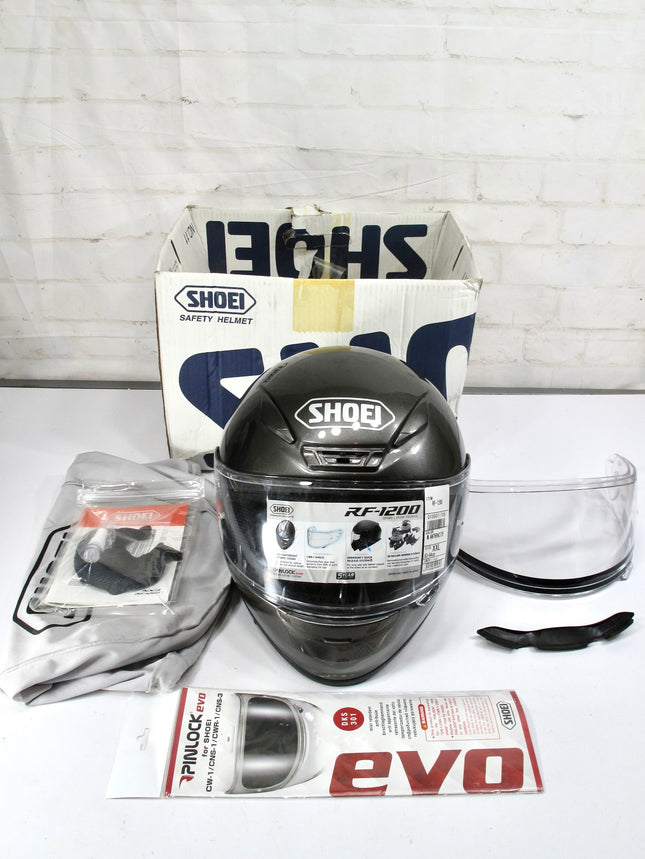 Shoei RF-1200 Motorcycle Full Face Helmet Gray Finish XXL
